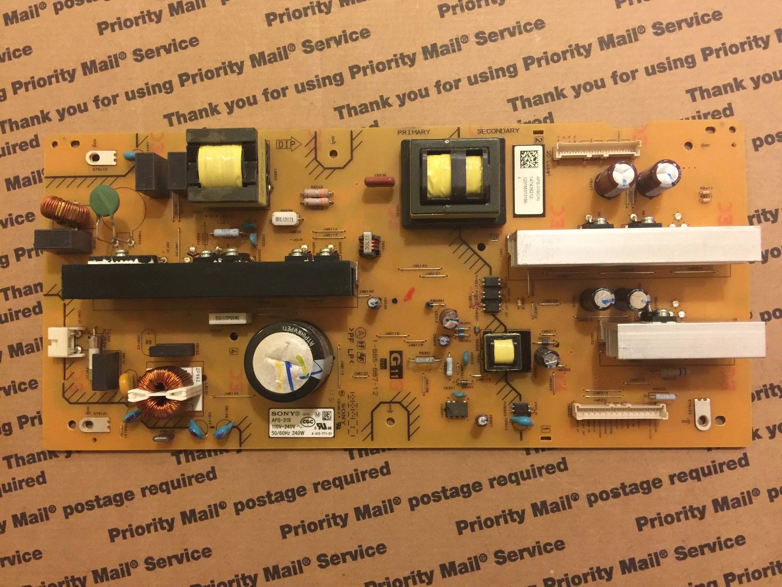 Original Sony Power Supply Board APS-319 / 1-885-887-11 KLV-46BX